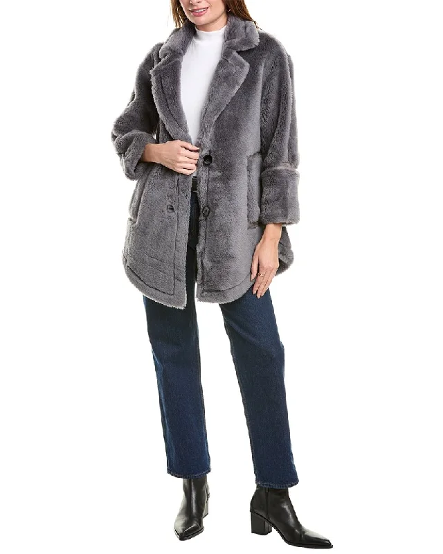 Shearling - lined women's leather coats for ultimate warmth and luxuryLa Fiorentina Shearling Jacket