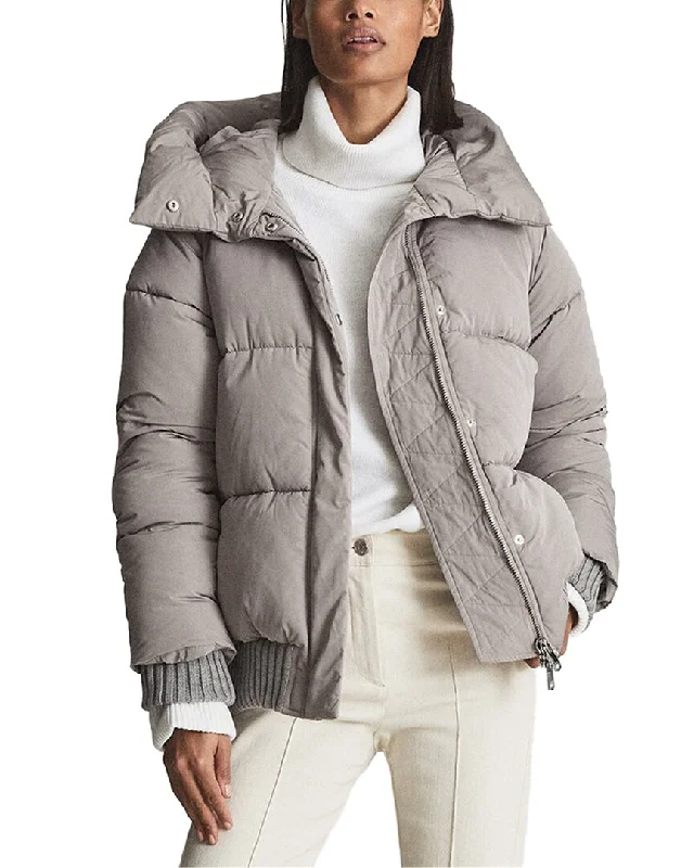 Plus size women's wool blend coats for a warm and stylish winterReiss Honor Hooded Puffer Jacket Plus size women's wool blend coats for a warm and stylish winterReiss Honor Hooded Puffer Jacket