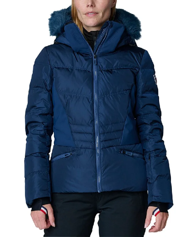 Embroidered women's cotton coats in a bohemian pattern for a unique designRossignol Ruby Merino Down Jacket