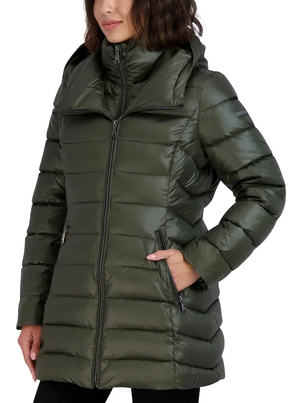 Women's cropped leather coats with silver studs for an edgy lookWomens Quilted Hooded Puffer Jacket Women's cropped leather coats with silver studs for an edgy lookWomens Quilted Hooded Puffer Jacket