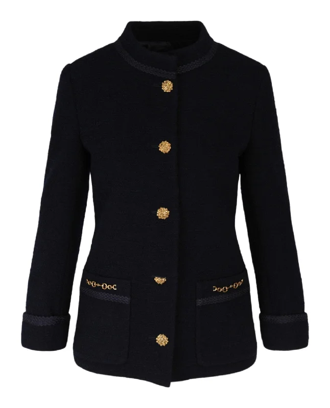 Women's faux fur coats in bright colors for a bold fashion statementWool Tweed Crepe Jacket Women's faux fur coats in bright colors for a bold fashion statementWool Tweed Crepe Jacket