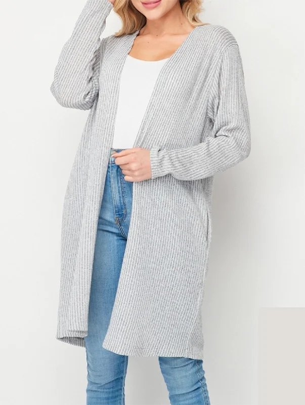 hooded women cardigan for added warmth and styleBeauty and Grace Cardigan in Grey