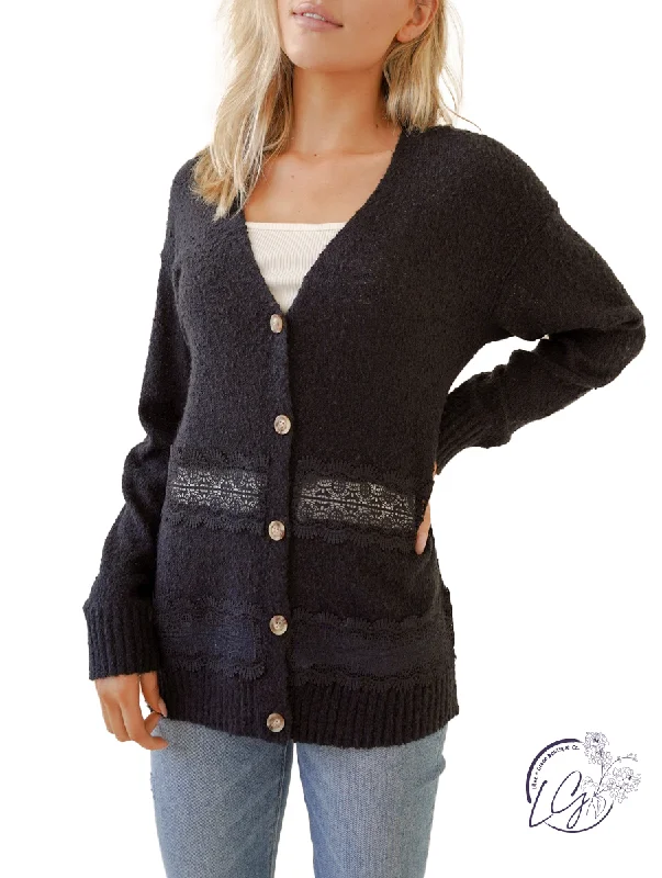 lightweight women cardigan for spring and fallDefine Your Life Crochet Cardigan