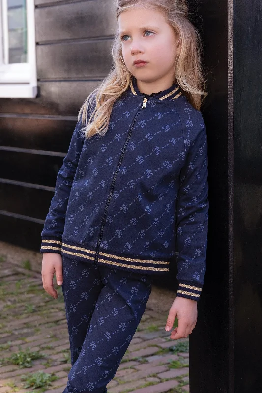cropped women cardigan to pair with high - waisted jeansVeste - Monogramme Marine