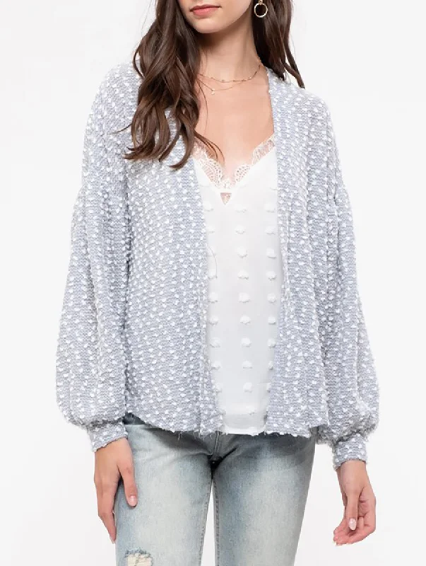 organic cotton women cardigan for an eco - friendly choiceHere We Go Swiss Dot Cardigan organic cotton women cardigan for an eco - friendly choiceHere We Go Swiss Dot Cardigan