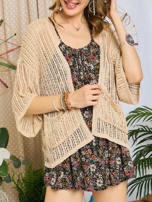 maternity women cardigan for expecting momsRight On Target Short Sleeve Cardigan