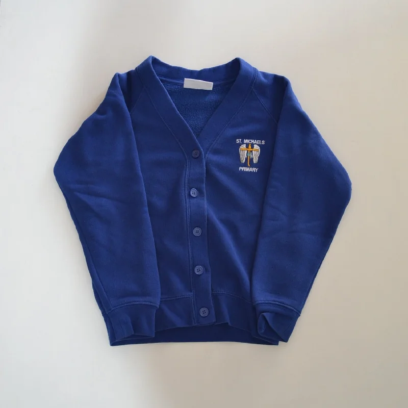 floral print women cardigan for a feminine touchSt. Michaels Primary Royal Blue School Jersey Cardigan floral print women cardigan for a feminine touchSt. Michaels Primary Royal Blue School Jersey Cardigan