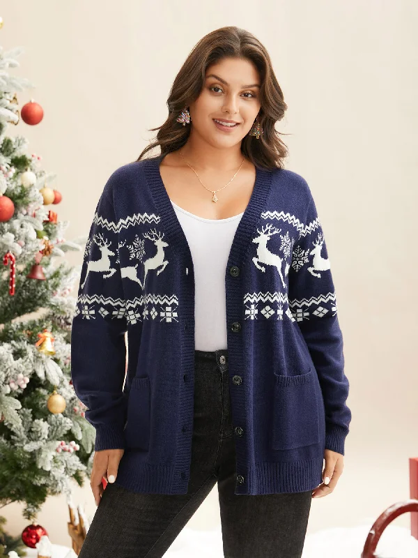hooded women cardigan for added warmth and styleSupersoft Essentials Holiday Patterns Button Front Cardigan hooded women cardigan for added warmth and styleSupersoft Essentials Holiday Patterns Button Front Cardigan