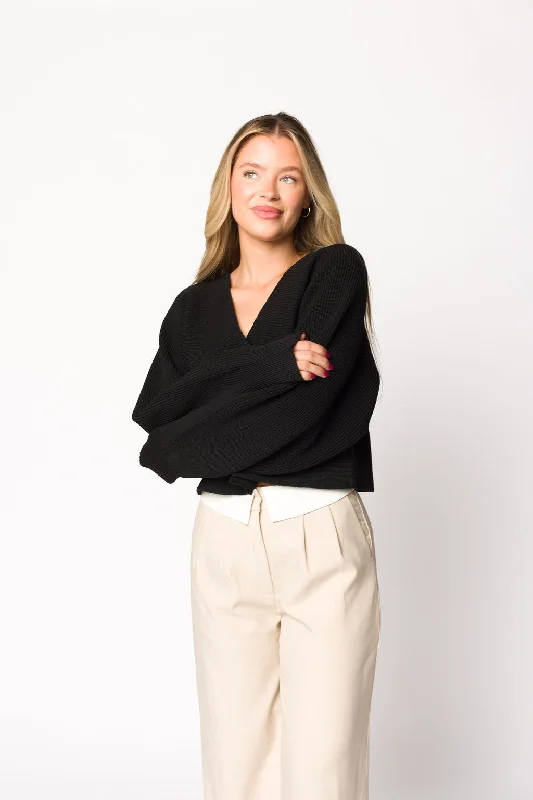 ribbed women cardigan with a classic textureMira V-Neck Ribbed Knit Cardigan in Black ribbed women cardigan with a classic textureMira V-Neck Ribbed Knit Cardigan in Black