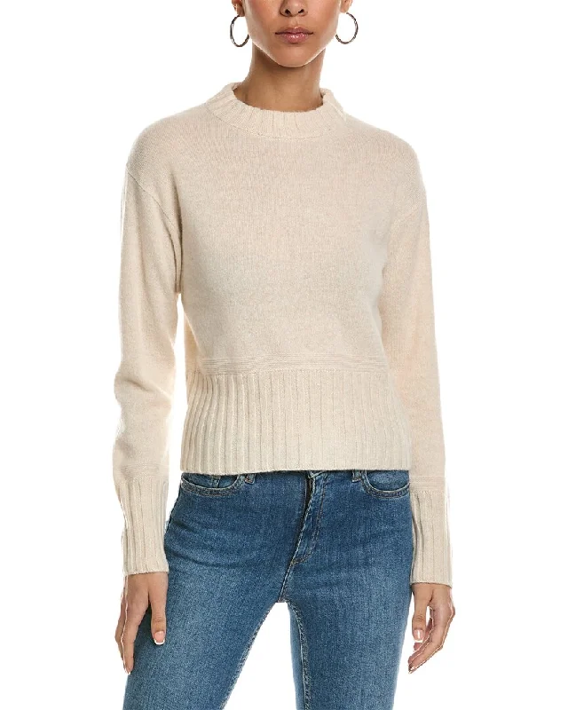Women's Long Sleeve Turtleneck Cashmere SweatersBrodie Cashmere Effie Cashmere Sweater