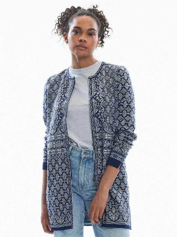 Plus Size Women's Belted Cable Knit SweatersDale of Norway - Ingeborg Women's Jacket