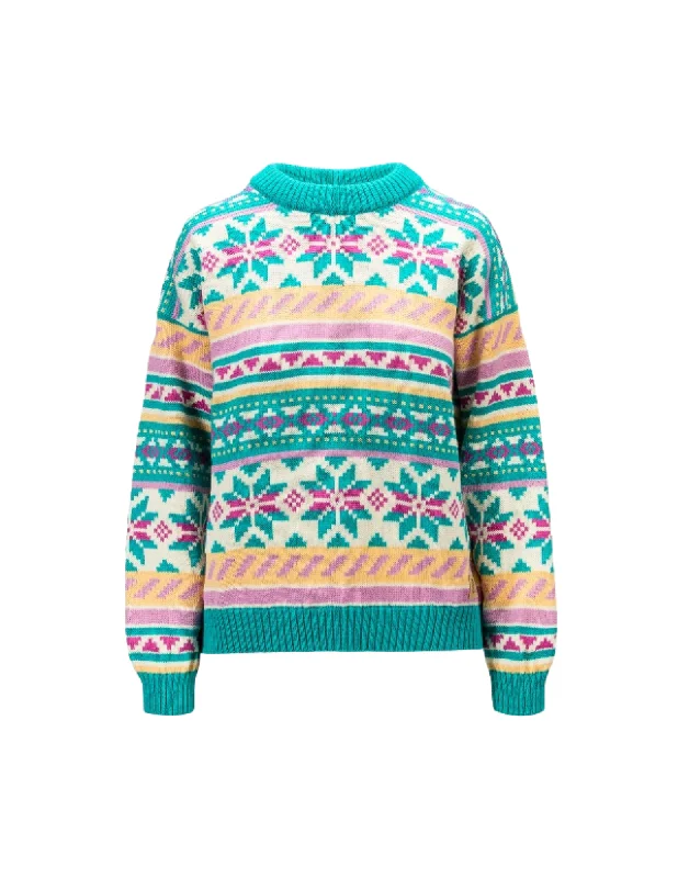 Cropped Women's Angora Blend Sweaters for a Trendy LookDale of Norway - Ingrid Hennig Sweater - Seagul