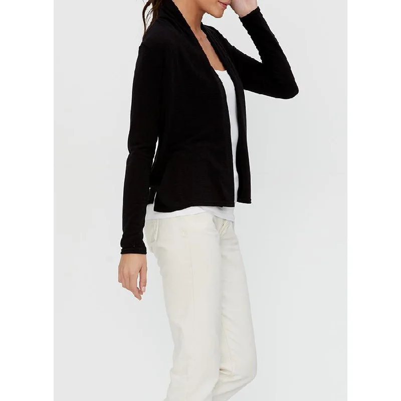 Women's Long Sleeve Turtleneck Cashmere SweatersRamona Shawl Cardi With Side Slits
