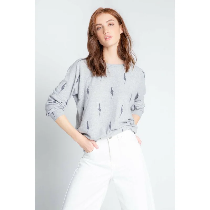Tie - Front Women's Lambswool Sweaters in Pastel HuesStormy Monday Long Sleeve Top