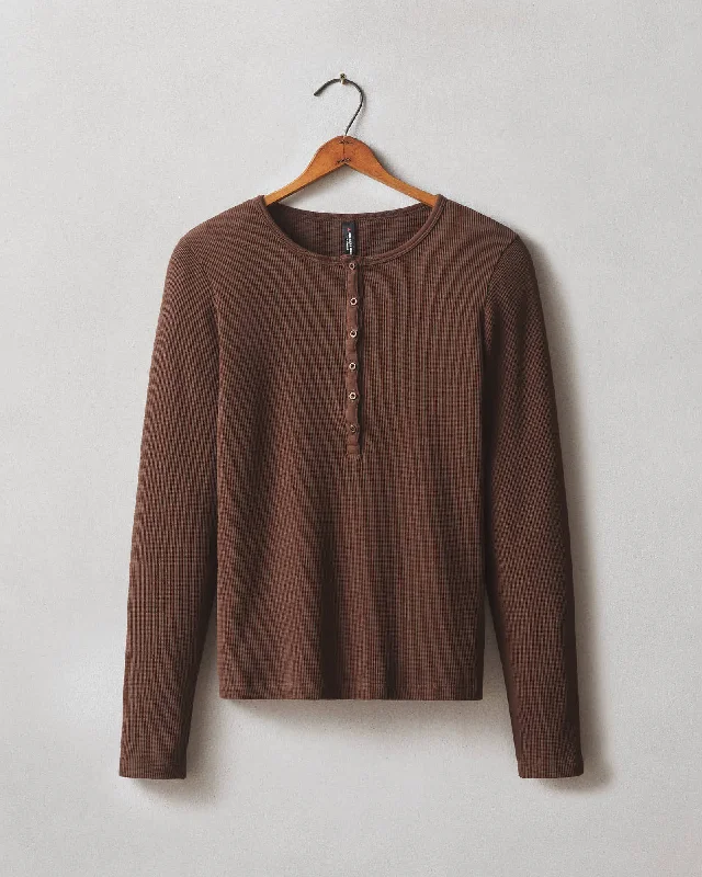 Thermal Henley - Chicory Coffee