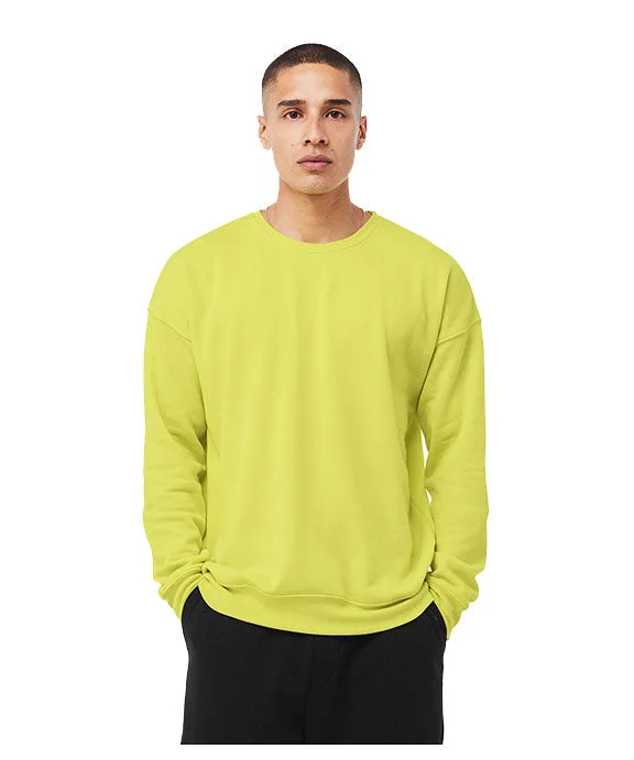 Women's crew - neck sweatshirt in a heather gray shade for a classic and versatile option3945 - Bella + Canvas Unisex Drop Shoulder Fleece Sweatshirt | Strobe