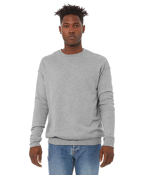 Women's long - sleeve cropped sweatshirt with ribbed cuffs for a snug fit3945 - Bella + Canvas Unisex Drop Shoulder Fleece Sweatshirt