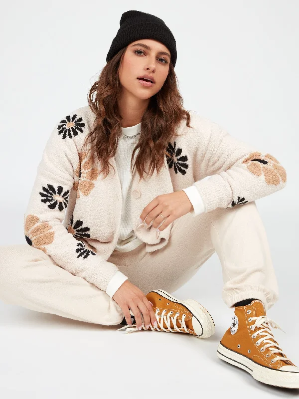 Women's military - style jackets with epaulets for a tough and fashionable appearanceDazie Fly By Sweater - Sand