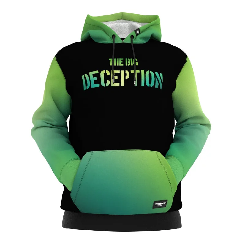 Women's oversized cropped hoodie with drawstrings for a trendy lookDeception Hoodie