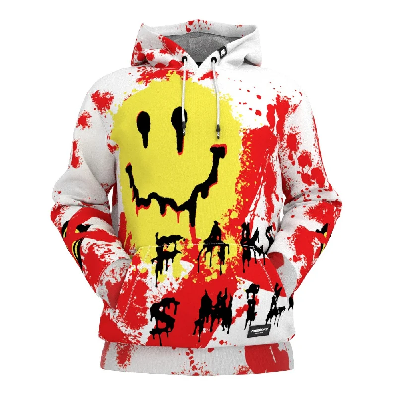 Women's tie - front hoodie in a lightweight fabric for summer layeringFake Smile Hoodie