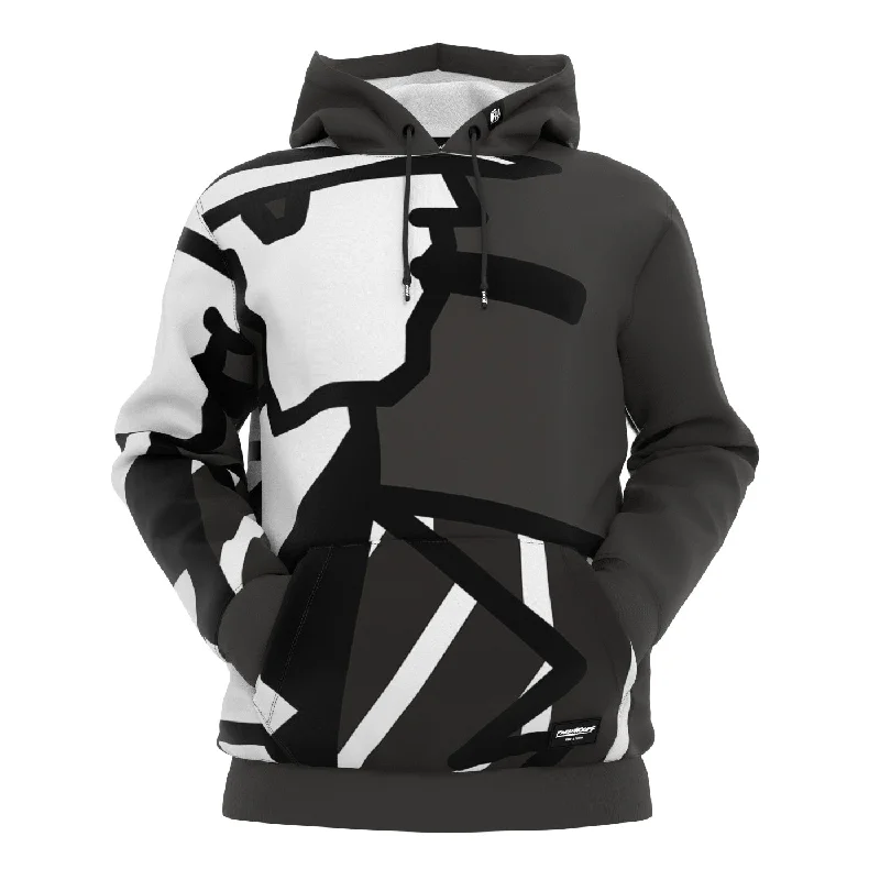 Women's sherpa - lined hoodie for extreme cold weather outdoor activitiesGangster Hoodie