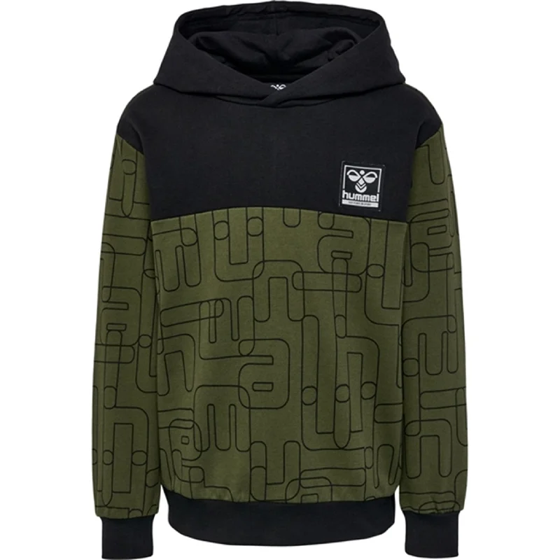 Women's graphic - printed sweatshirt featuring floral patterns for a feminine touchHummel Olive Night Equality Hoodie