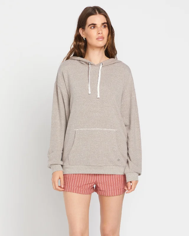 Women's bomber jackets with floral embroidery for a feminine and unique designLived in Lounge Frenchie Hoodie - Concrete