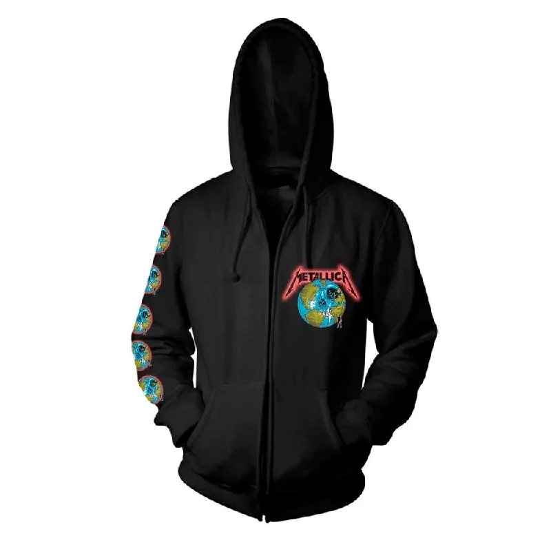 Women's hoodie with a glittery print for a glamorous and sparkly appearanceMetallica "Executioner (The Unforgiven)" Zip Hoodie