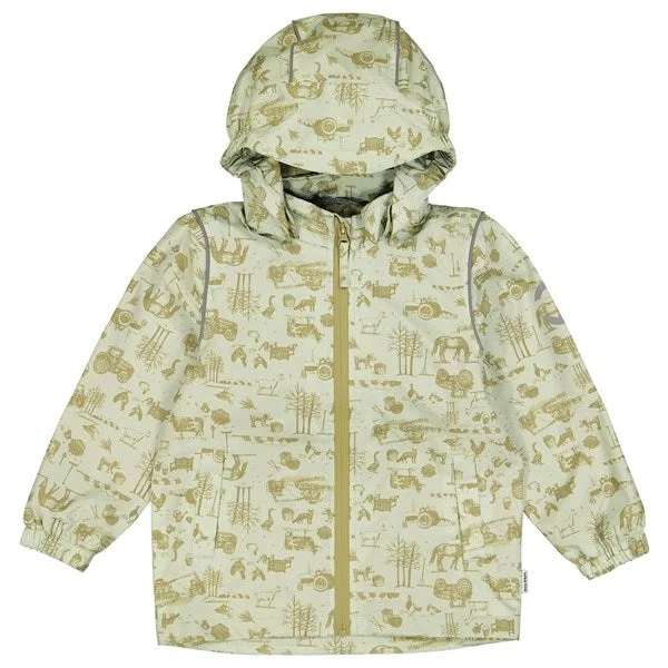 Women's moto jackets with a lace - up front for a unique and stylish touchMikk-Line Summer Jacket AOP Desert Sage