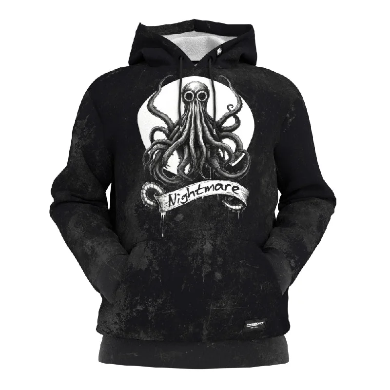 Women's hoodie with a glittery print for a glamorous and sparkly appearanceMonster In The City Hoodie
