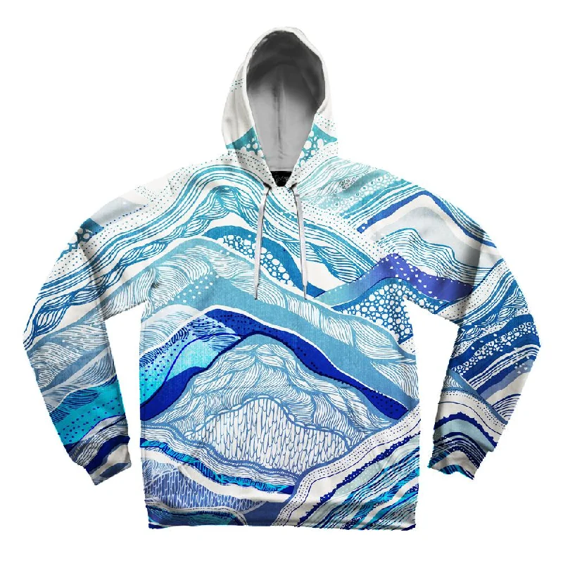 Women's pullover hoodie with a side slit for a modern and relaxed fitMountain Vibes Unisex Hoodie