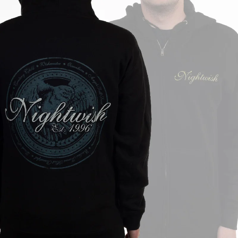 Women's graphic - printed sweatshirt featuring floral patterns for a feminine touchNightwish "Owl" Zip Hoodie
