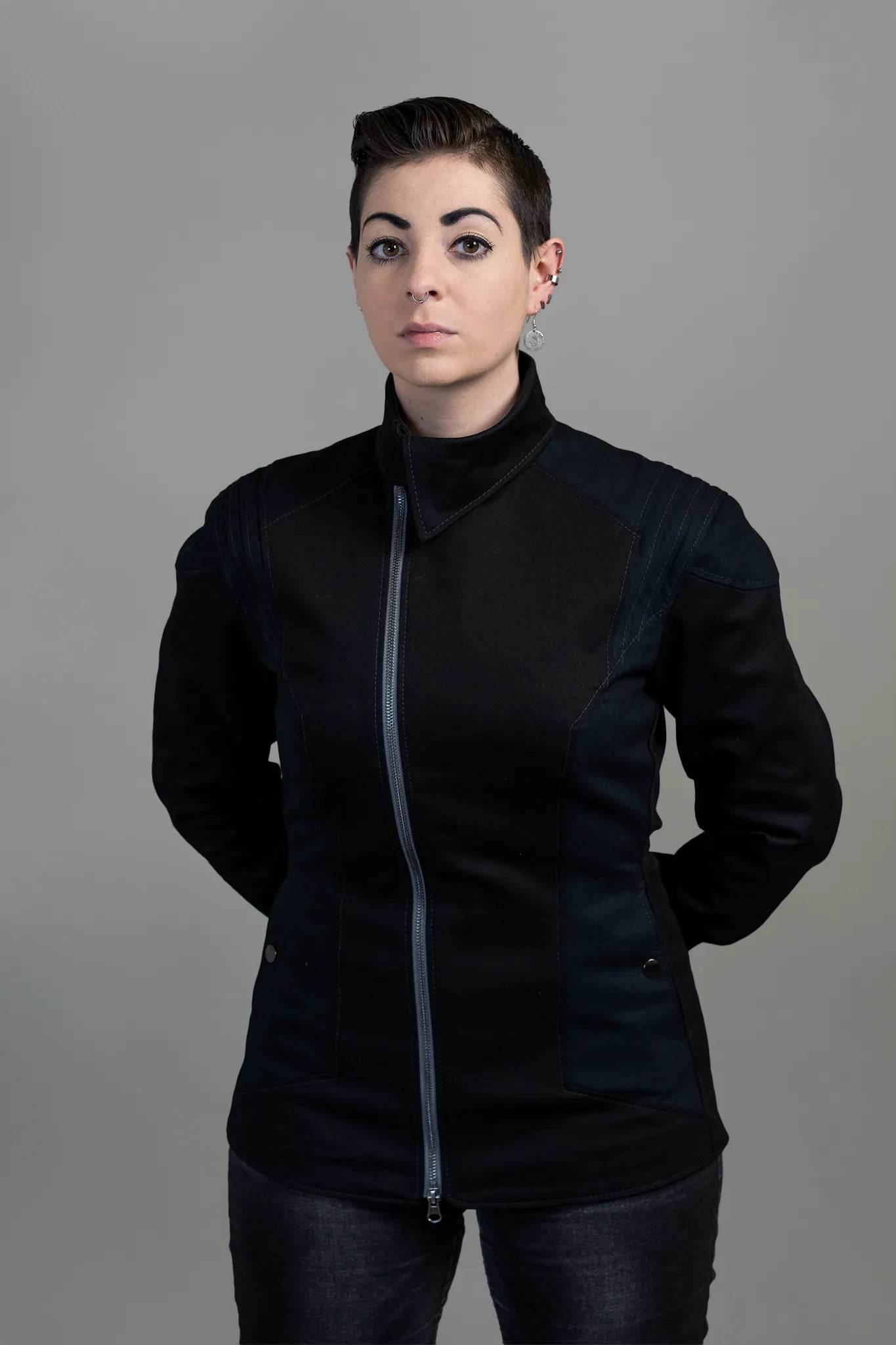 Women's long - length wool blend jackets for a warm and stylish winter lookStarfleet 2256 - Section 31 [Womens]