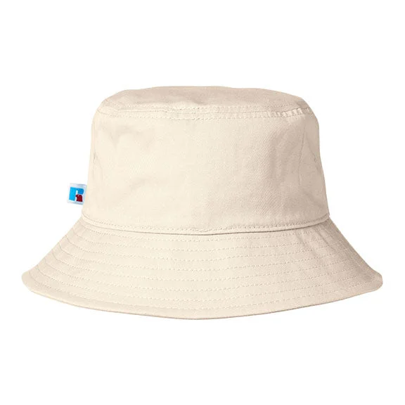 UB88UHU - Russell Athletic Core Bucket Hat | Off White