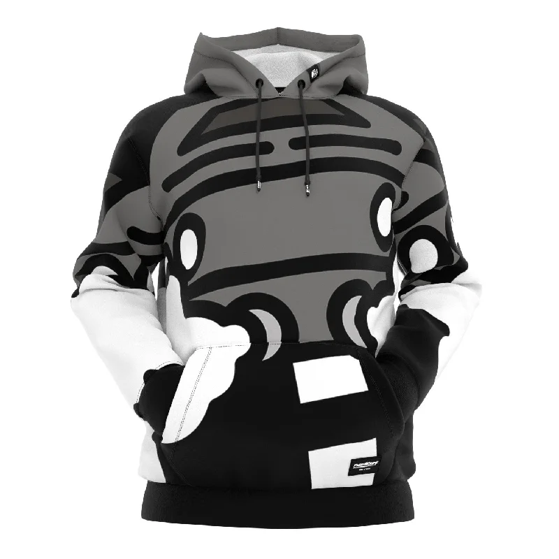 Women's hoodie with a glittery print for a glamorous and sparkly appearanceVroomm Hoodie
