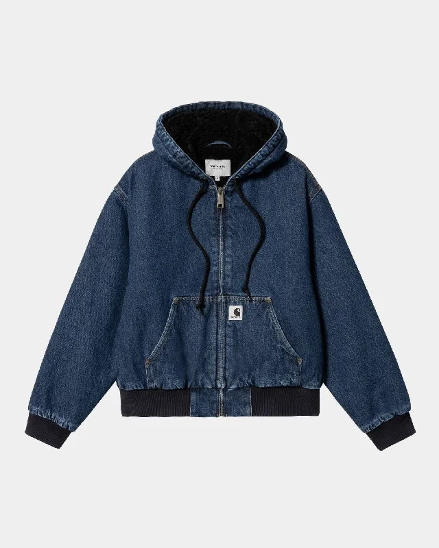 Women's OG Active Jacket (Winter) - Denim | Blue (stone washed)