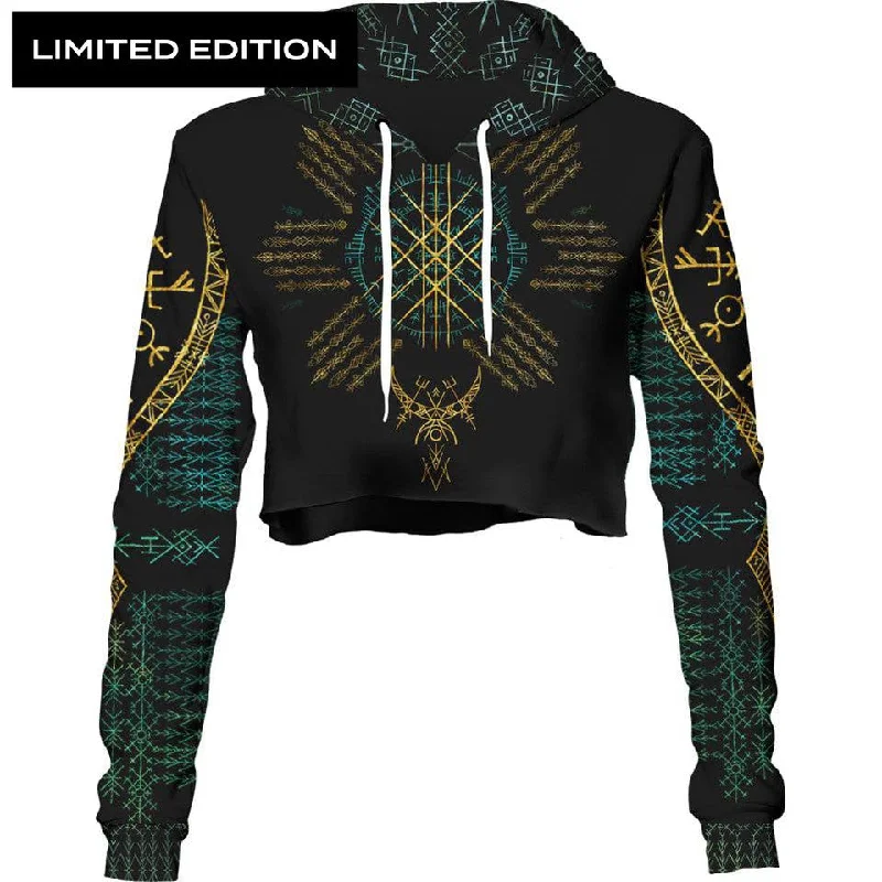 Web of Fate Crop Hoodie - Limited