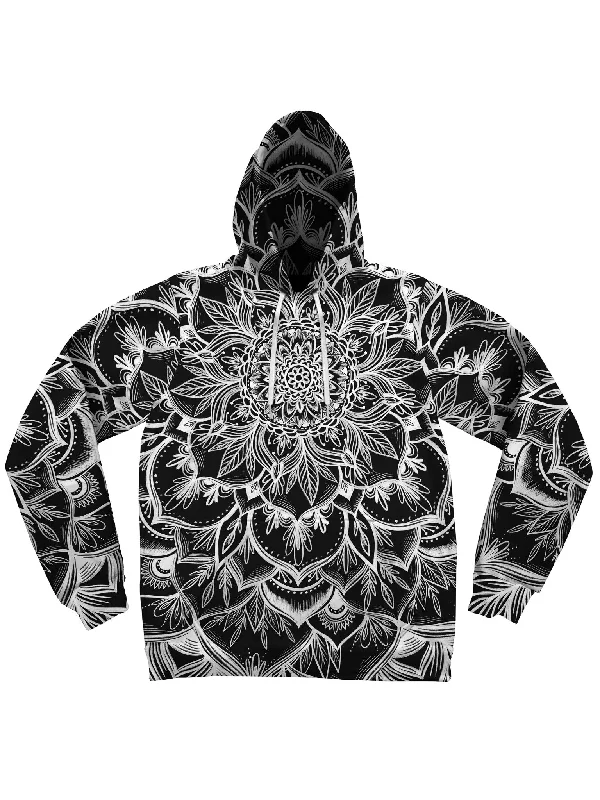 Women's oversized cropped hoodie with drawstrings for a trendy lookYin Mandala Unisex Hoodie