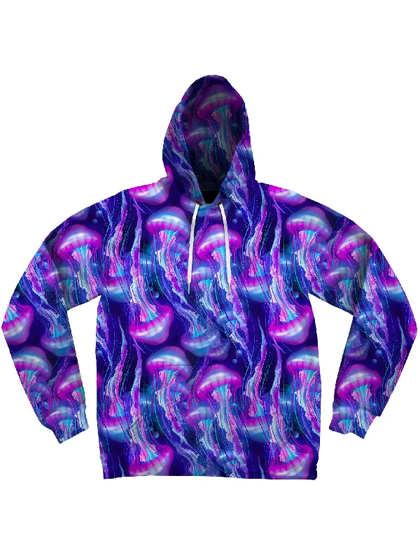 Women's sweatshirt with a mesh panel insert for breathability during workoutsYou Jelly? Unisex Hoodie