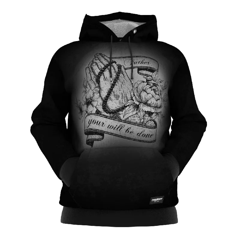 Women's long - sleeve cropped sweatshirt with ribbed cuffs for a snug fitYour Will Hoodie