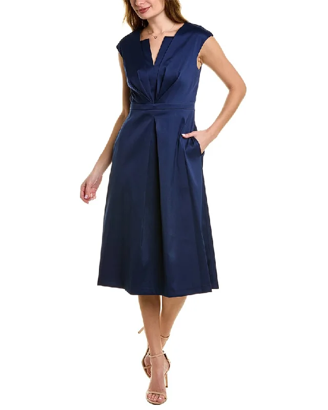Backless Women Dress for a Sexy and Alluring Look at Evening Events Backless Women Dress for a Sexy and Alluring Look at Evening Events Aidan by Aidan Mattox Pleated Midi Dress