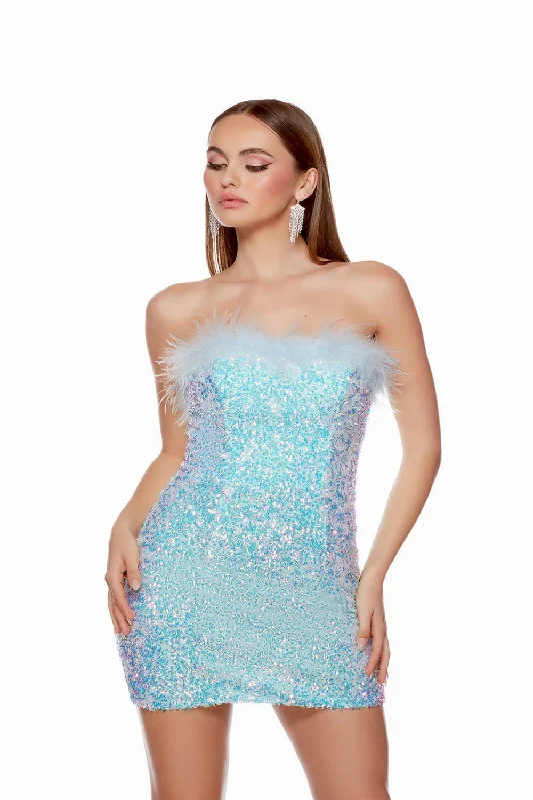 Little Black Women Dress with Sequins for a Glamorous Night Out Little Black Women Dress with Sequins for a Glamorous Night Out Alyce 4767