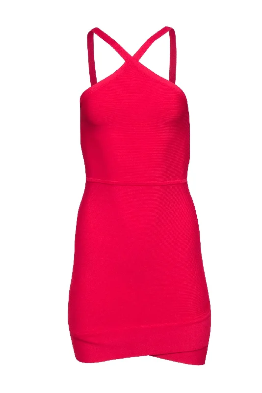 Long - Sleeve Women Dress in Velvet for a Luxurious Winter Look Long - Sleeve Women Dress in Velvet for a Luxurious Winter Look BCBG Max Azria - Red Bandage Knit Sleeveless Dress Sz M