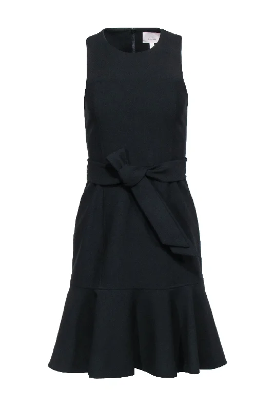 Lace - Embellished Women Dress for an Elegant and Sophisticated Appearance Lace - Embellished Women Dress for an Elegant and Sophisticated Appearance Cinq a Sept - Black Sleeveless Belted Dress w/ Ruffled Hem Sz 4