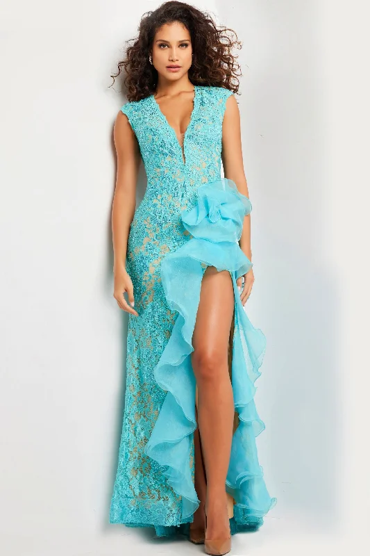 Sleeveless Women Dress in Bright Colors for Summer Parties Sleeveless Women Dress in Bright Colors for Summer Parties Jovani 38668