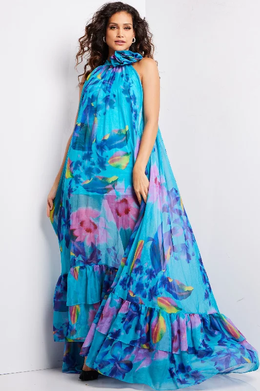 Ruffled Women Dress with Multiple Layers for a Playful and Girly Style Ruffled Women Dress with Multiple Layers for a Playful and Girly Style Jovani 38721