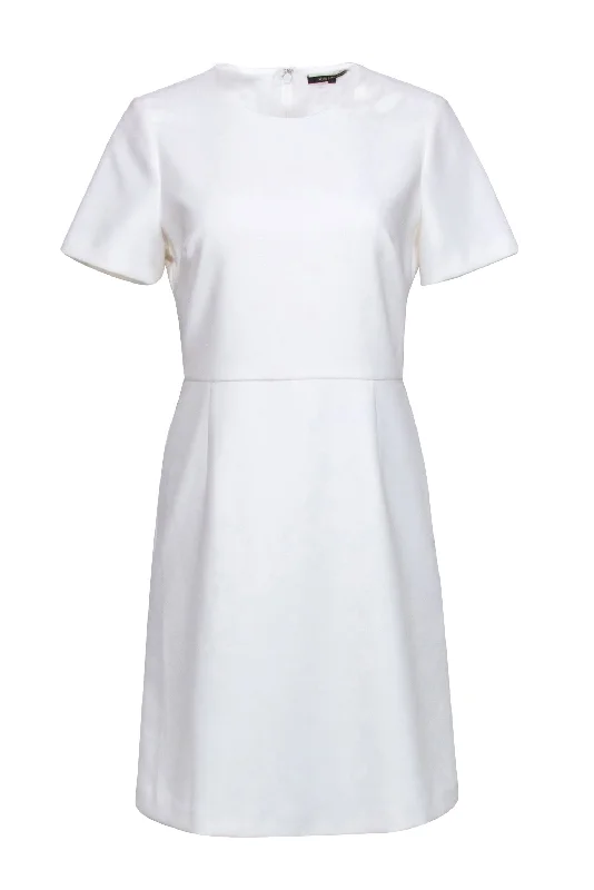 Halter Neck Women Dress to Show Off the Shoulders and Neckline Halter Neck Women Dress to Show Off the Shoulders and Neckline Kobi Halperin - White Short Sleeve Sheath Dress Sz 8