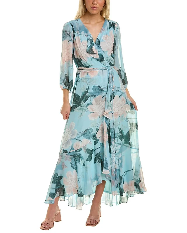 Off - the - Shoulder Women Dress for a Romantic and Feminine Look Off - the - Shoulder Women Dress for a Romantic and Feminine Look MAISON TARA Ruffle Maxi Dress
