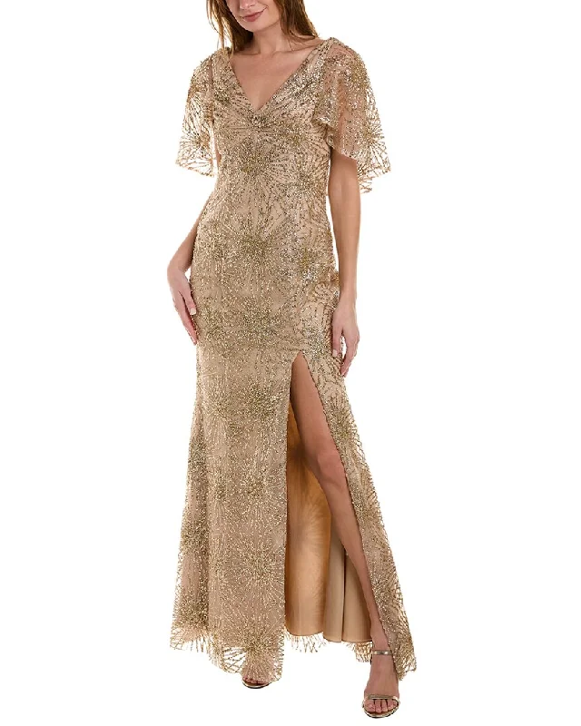 Ruffled Women Dress with Multiple Layers for a Playful and Girly Style Ruffled Women Dress with Multiple Layers for a Playful and Girly Style Marchesa Notte Beaded Glitter Sequin Gown