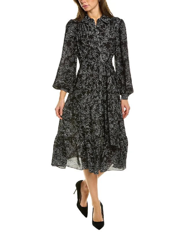 Wrap - Style Women Dress with Adjustable Fit for All Body Types Wrap - Style Women Dress with Adjustable Fit for All Body Types Max Studio Midi Shirtdress